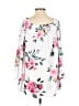 Guess 100% Polyester Floral Multi Color White Casual Dress Size S - photo 2