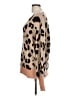 GB 100% Acrylic Animal Print Tan Pullover Sweater Size L - photo 5