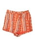 Sadie & Sage Print Orange Shorts Size S - photo 1