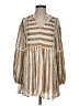 Jodifl 100% Rayon Tan 3/4 Sleeve Blouse Size S - photo 1