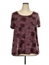 Lularoe Burgundy Short Sleeve Top Size 3XL - photo 1