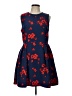 Gap Floral Blue Cocktail Dress Size 10 - photo 1