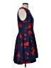 Gap Floral Blue Cocktail Dress Size 10 - photo 4