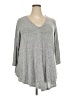 Green Envelope Gray Pullover Sweater Size 2X - photo 1