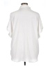 CAbi 100% Polyester Solid White Short Sleeve Polo Size XL - photo 2