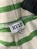 Kule 100% Cotton Stripes Green Shorts Size M - photo 4
