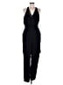 Venus 100% Viscose Solid Black Jumpsuit Size M - photo 1