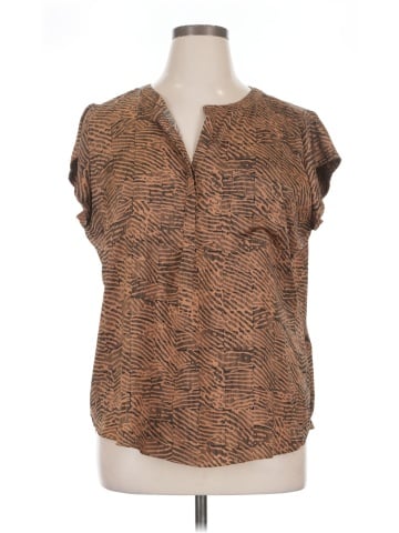 Liz Claiborne Short Sleeve Blouse (view 1)