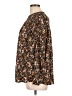 J.Jill 100% Viscose Brown Long Sleeve Blouse Size L - photo 5