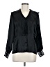 Unbranded 100% Polyester Black Long Sleeve Blouse Size 8 - photo 1