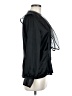 Unbranded 100% Polyester Black Long Sleeve Blouse Size 8 - photo 4