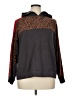 Monrow Animal Print Black Pullover Sweater Size XL - photo 1