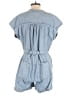 Joie Chevron-herringbone Blue Romper Size M - photo 2
