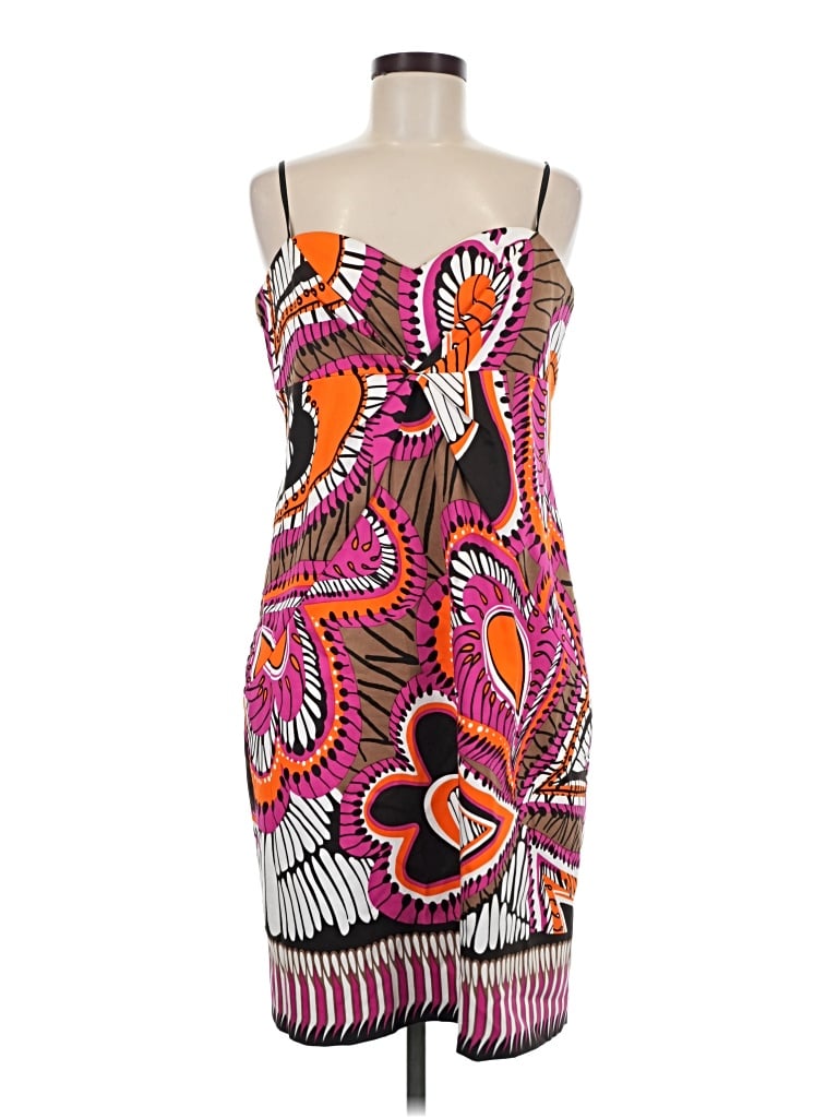 Pre-owned David Meister Cocktail Dress In Orange