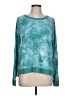 Alfani Tie-dye Teal Pullover Sweater Size L - photo 1