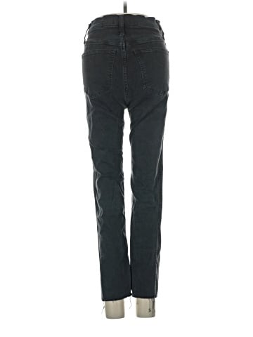 Madewell Stovepipe Jeans in Banberry Wash: Raw-Hem Edition (view 2)