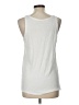 LUXE White Sleeveless T-Shirt Size L - photo 2