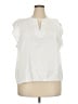 The Limited White Sleeveless Blouse Size 2X - photo 1