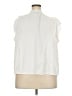 The Limited White Sleeveless Blouse Size 2X - photo 2