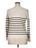Pink Clover Stripes Ivory Pullover Sweater Size XL - photo 2