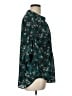 Vince Camuto 100% Polyester Floral Teal 3/4 Sleeve Blouse Size L - photo 4