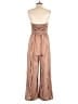 Unbranded 100% Polyester Tweed Brown Jumpsuit Size M - photo 2