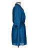 Bebop Solid Blue Casual Dress Size L - photo 4