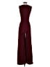 Lulus Solid Burgundy Jumpsuit Size S - photo 2