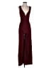 Lulus Solid Burgundy Jumpsuit Size S - photo 1