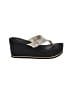 Guess Black Gold Wedges Size 6 (estimated) - photo 1