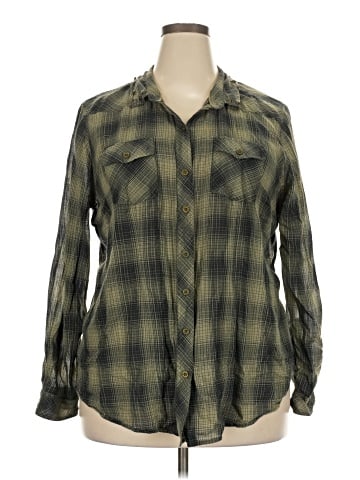 Torrid Long Sleeve Button-Down Shirt (view 1)