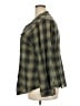 Torrid 100% Cotton Plaid Green Long Sleeve Button-Down Shirt Size 2X Plus (2) - photo 5