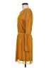 Leith Solid Yellow Casual Dress Size M - photo 5