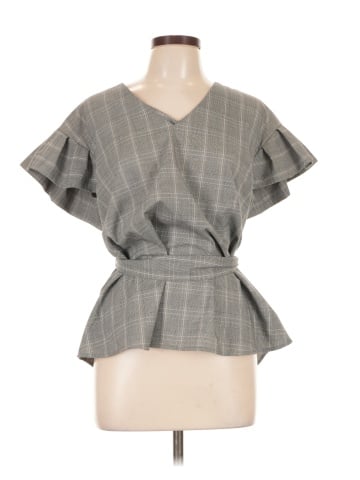 Worthington Short Sleeve Blouse (view 1)