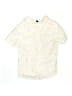 Art Class Stars Ivory Short Sleeve Button-Down Shirt Size M (kids) - photo 2
