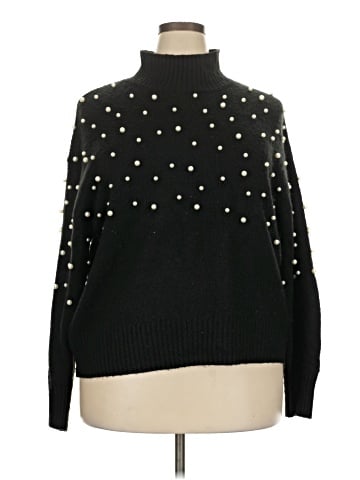 ELOQUII Elements Turtleneck Sweater (view 1)