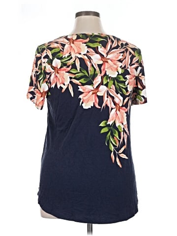 JM Collection Short Sleeve Blouse (view 2)