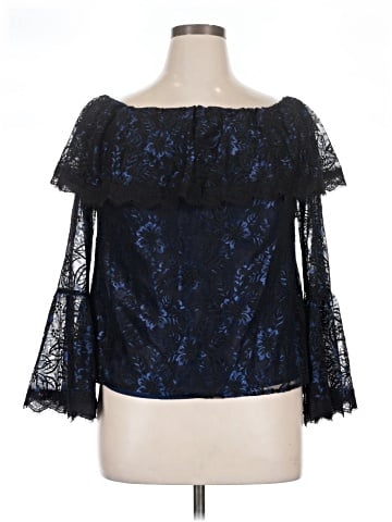 White House Black Market 3/4 Sleeve Blouse (view 1)