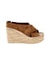 Sigerson Morrison Brown Wedges Size 9 - photo 1