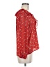 Ann Taylor LOFT Outlet 100% Polyester Red Long Sleeve Blouse Size M - photo 4