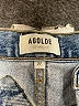 AGOLDE 100% Organic Cotton Graphic Blue Jeans Size 27 waist - photo 7