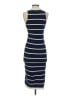 Dee Elly 100% Polyester Stripes Blue Casual Dress Size S - photo 2