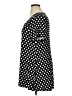 Popyoung Polka Dots Black Casual Dress Size XL - photo 5