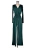BCBGeneration Solid Teal Jumpsuit Size S - photo 1