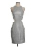 Express Metallic Silver Cocktail Dress Size 4 - photo 1