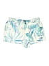 Torrid 100% Polyester Tropical Blue Shorts Size 2X Plus (2) - photo 1
