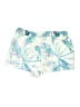 Torrid 100% Polyester Tropical Blue Shorts Size 2X Plus (2) - photo 2