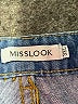 Misslook Blue Denim Shorts Size 3X - photo 3