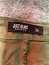 Just Black Solid Green Denim Shorts Size 26 waist - photo 3