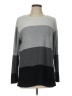 Vince Camuto Color Block Gray Pullover Sweater Size L - photo 1